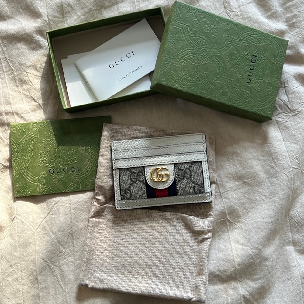 Authentic Gucci card holder